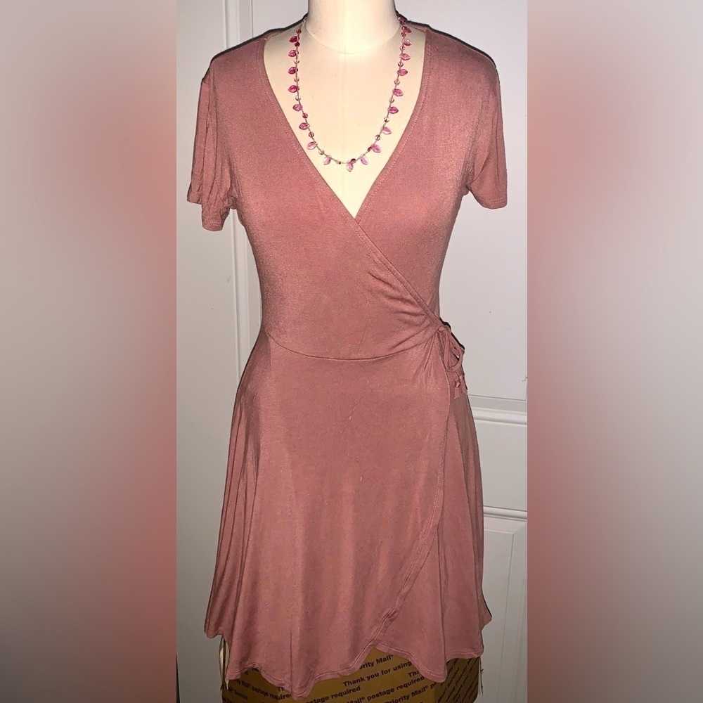 Rolla Costa Women’s Blush Mini Short sleeve dress Small